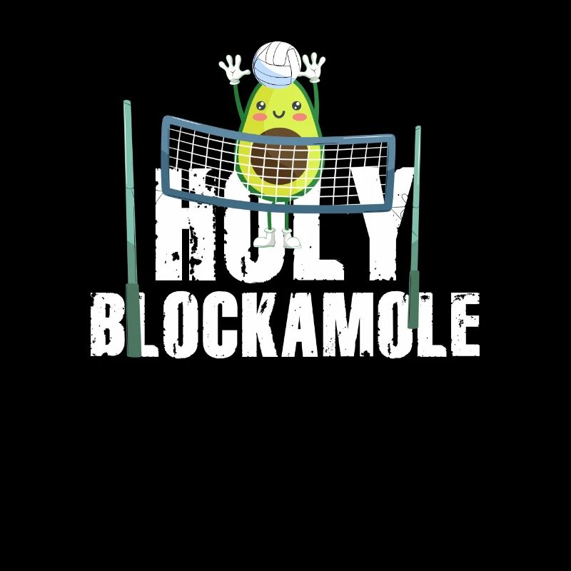 Holy Blockamole Volleyball Avocado