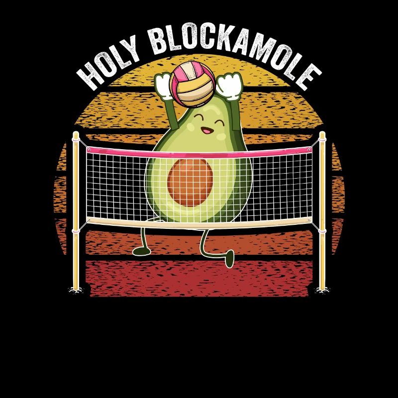 Holy Blockamole Volleyball Avocado