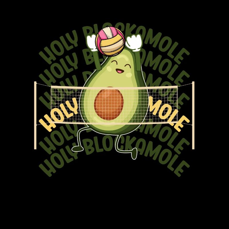 Holy Blockamole Volleyball Avocado