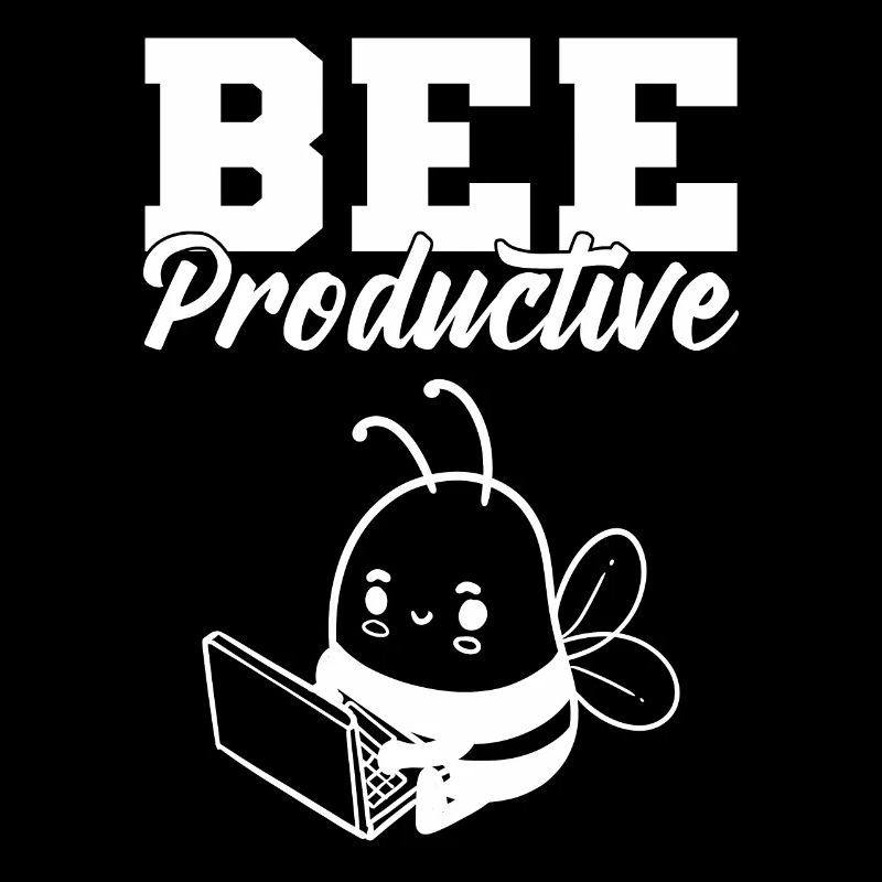 Bee Productive Office Worker