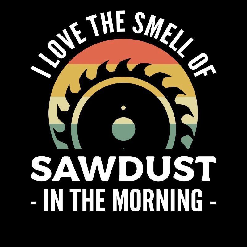 J’aime l’odeur de la sciure de bois le matin