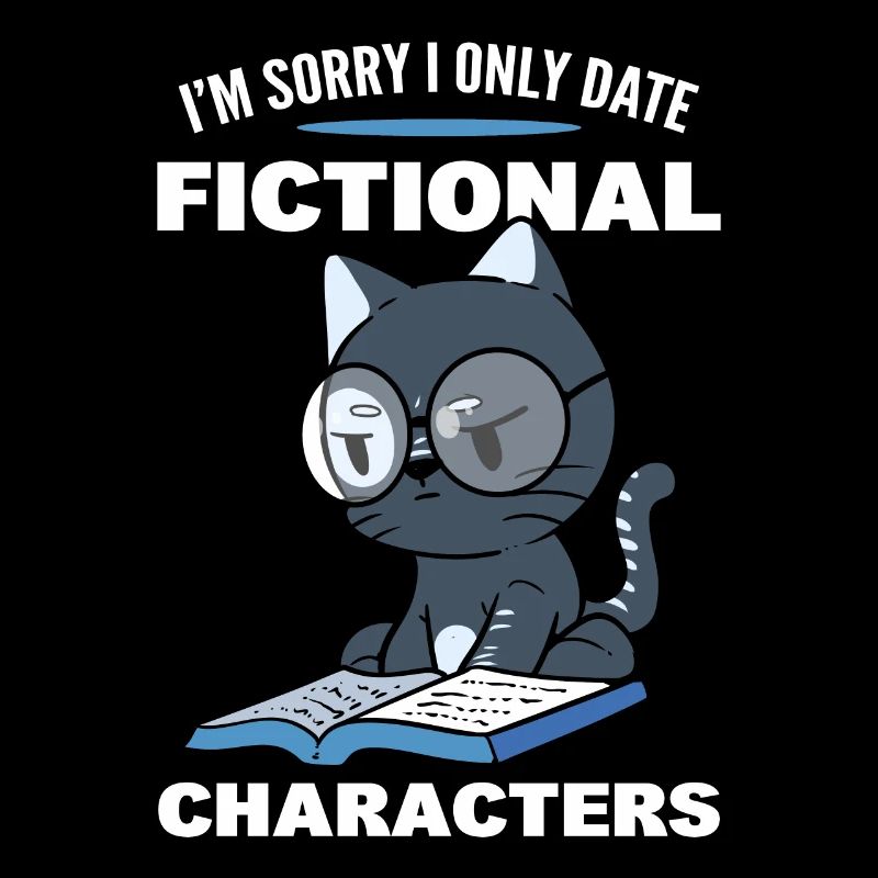 Cat Reading Book Reader