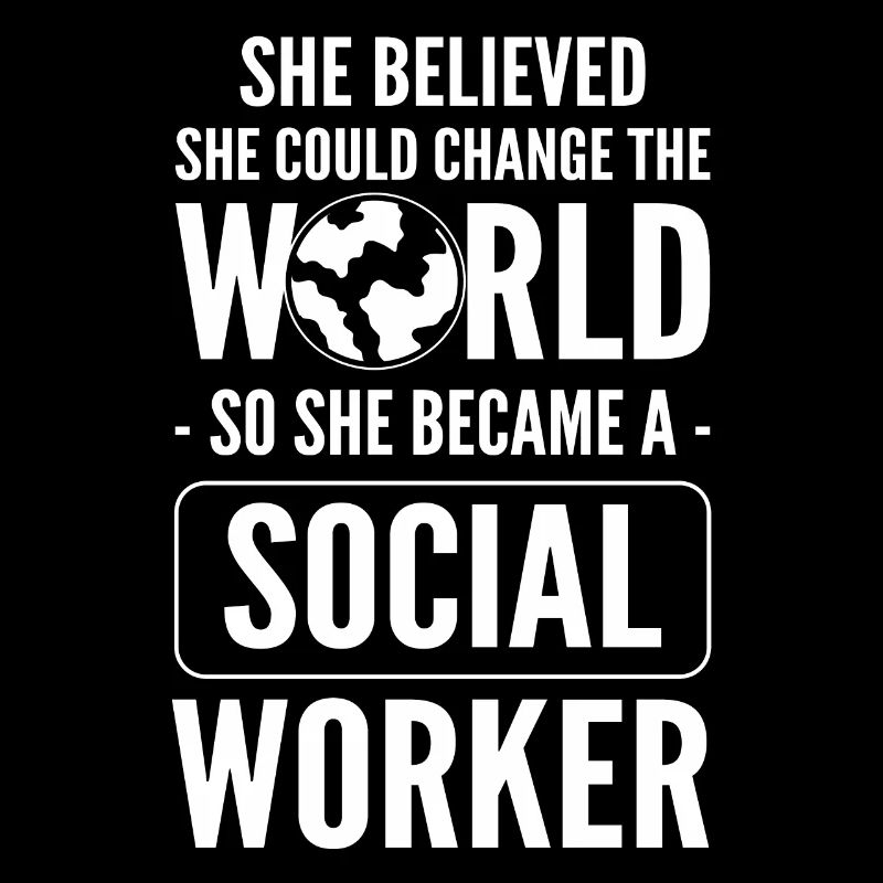 Funny Social Worker Design