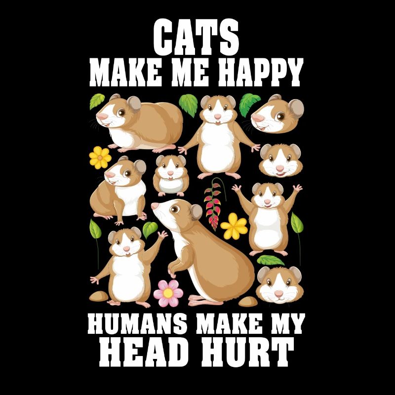 Katzen machen mich glücklich Menschen machen mir den Kopf weh