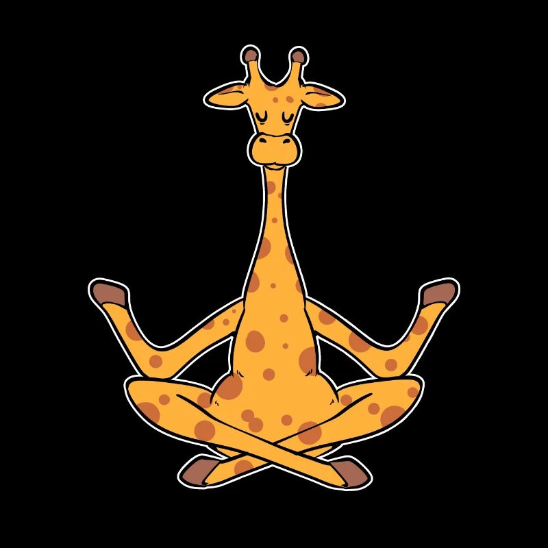 Meditationsgiraffe Yogalehrer