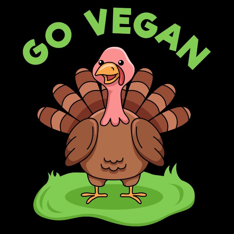 Turkey design for proud vegans