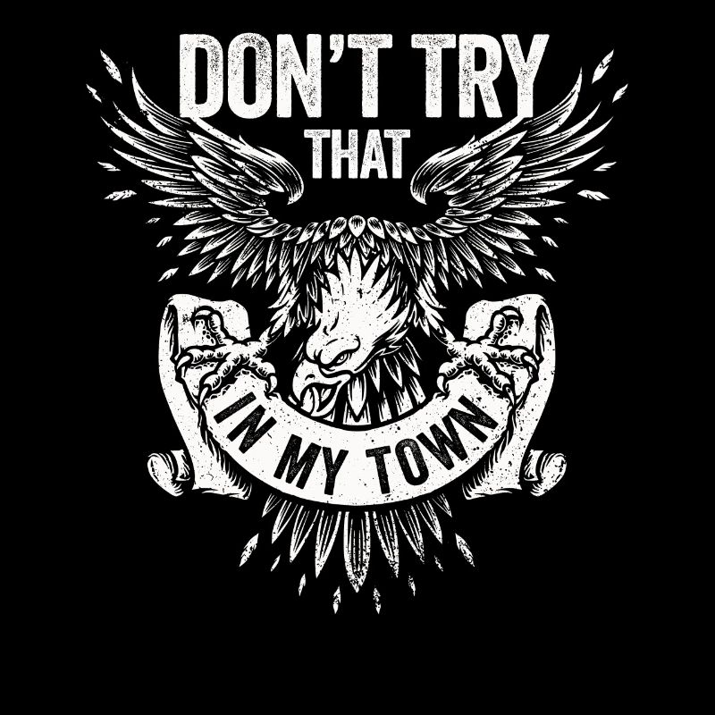 Versuchen Sie das in einer Kleinstadt American Flag Eagle