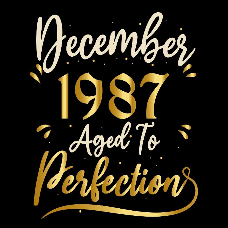 Décembre 1987 Décembre anniversaire December 1987