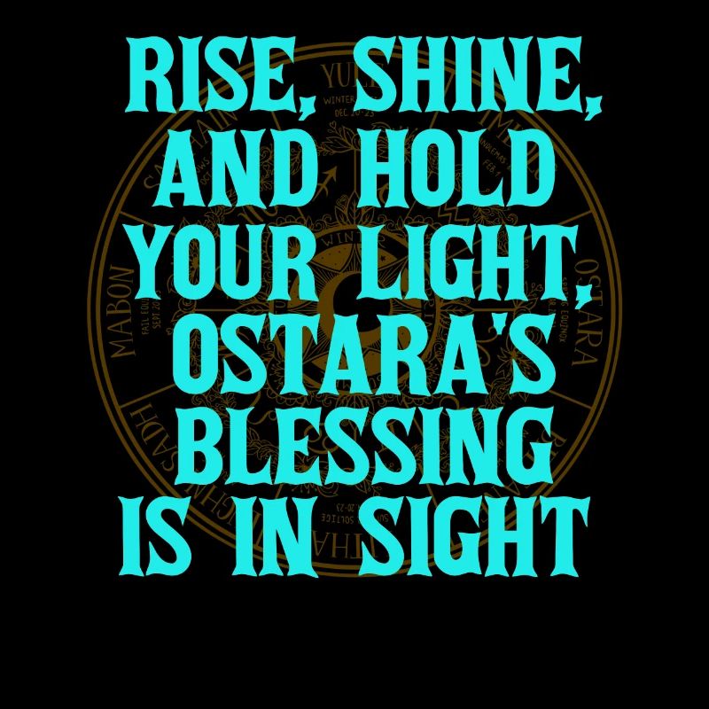 Ostara Witch Moon Eostre Printemps Oriental