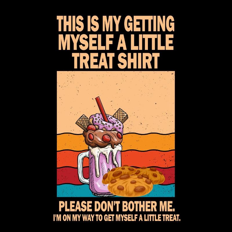 Cremiges Eisbecher-Dessert Stört mich nicht