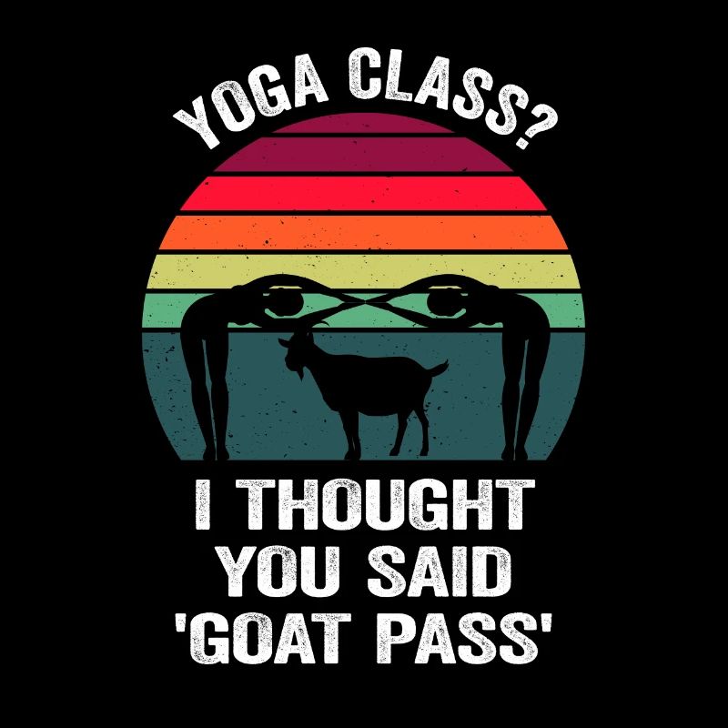 Yogastunde oder Ziegenpass