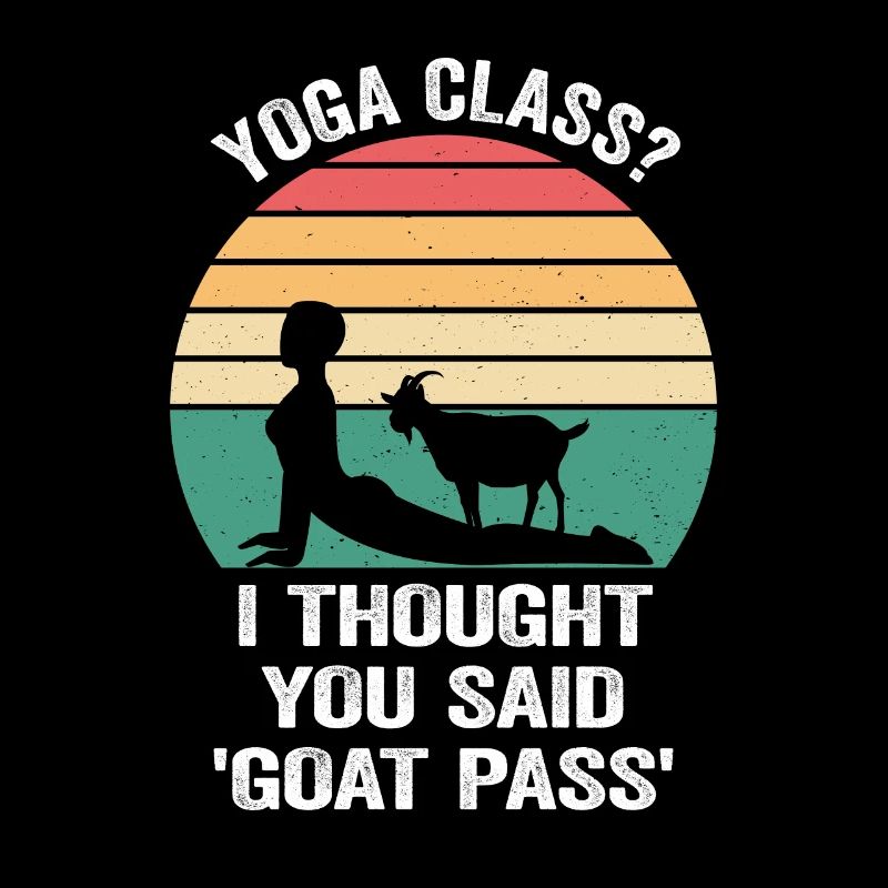 Yogastunde oder Ziegenpass