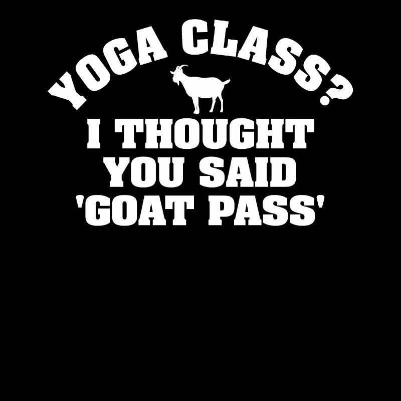 Yoga Class Or Goat Pass