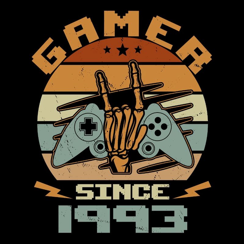Gamer Since 1993 - Gaming Birthday Gift 1993