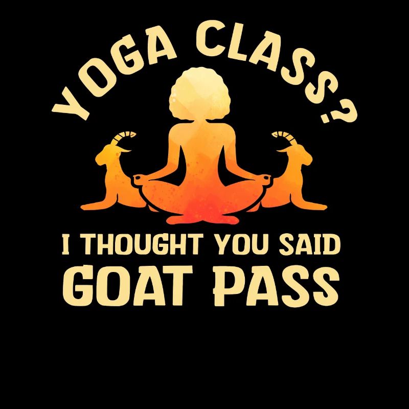 Yoga Class Or Goat Pass