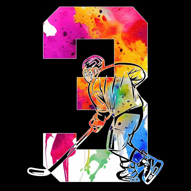 NUMMER 3 EISHOCKEY 3. GEBURTSTAG