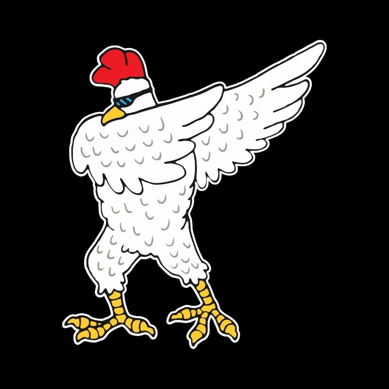 dabbing chicken hen dance party funny gift
