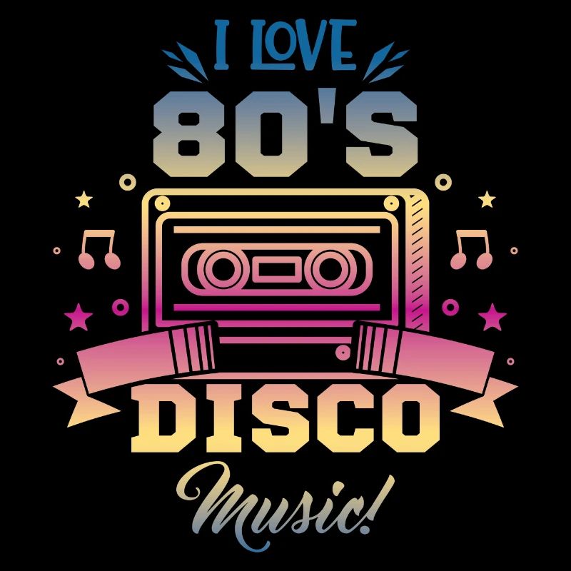 80er Jahre Disco Music