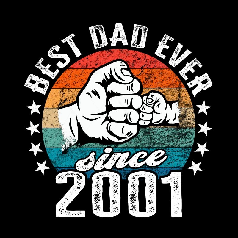 Bester Papa der Welt seit 2001 Vatertag