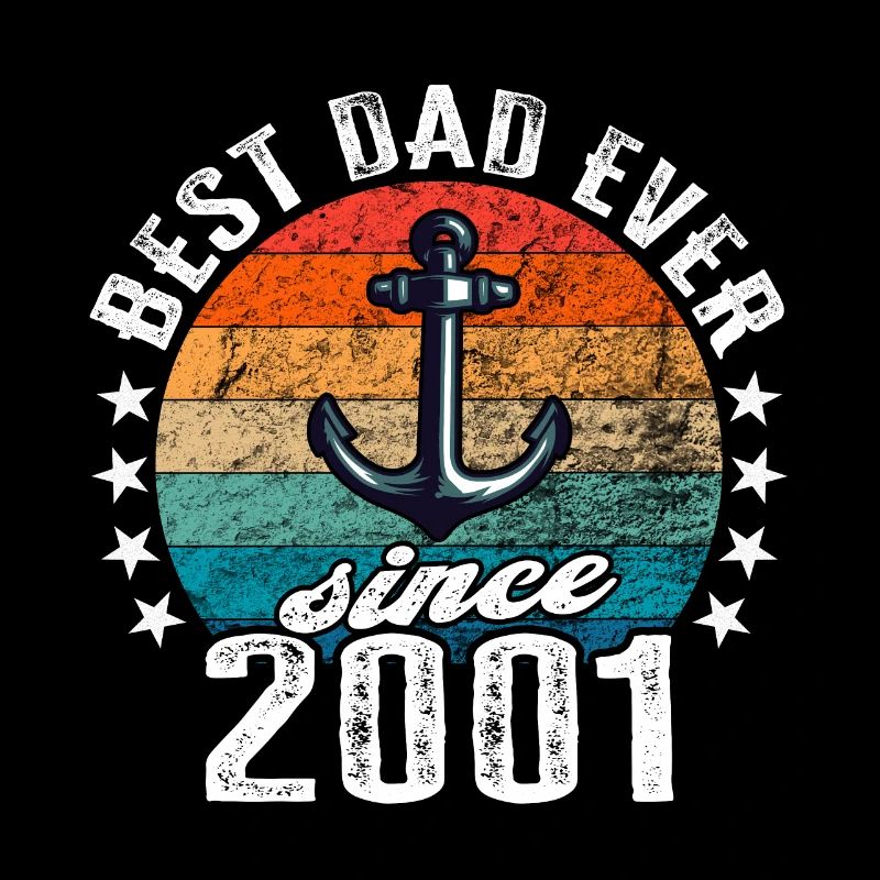 Bester Papa der Welt seit 2001 Anker