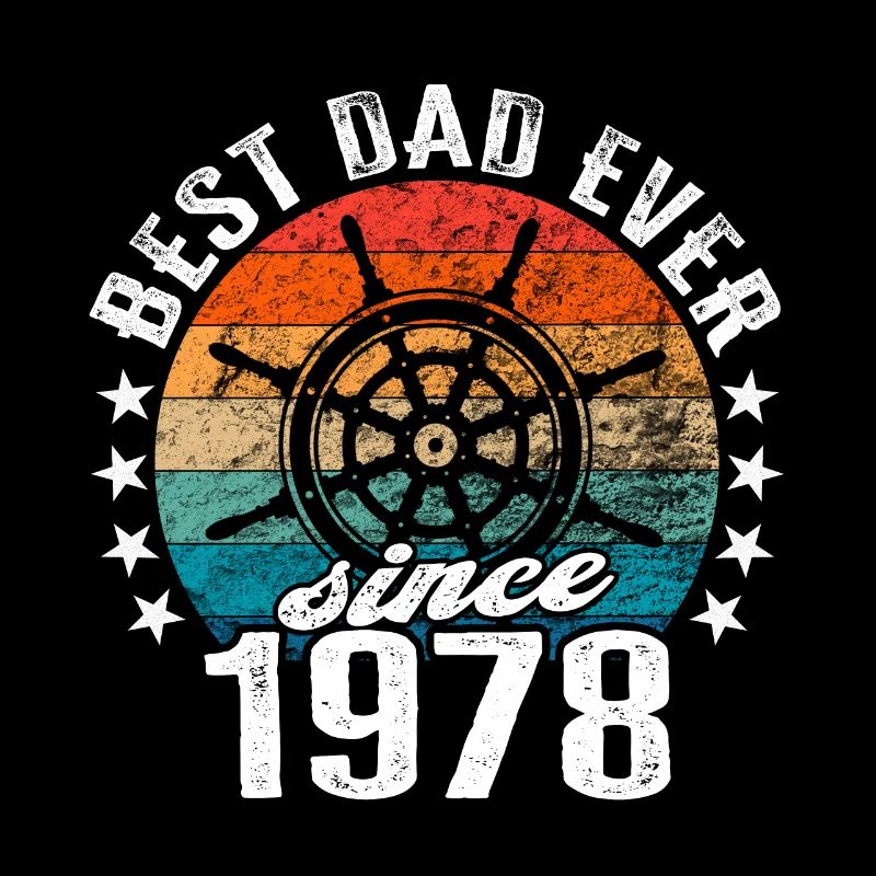 Bester Papa der Welt seit 1978 Kapitän