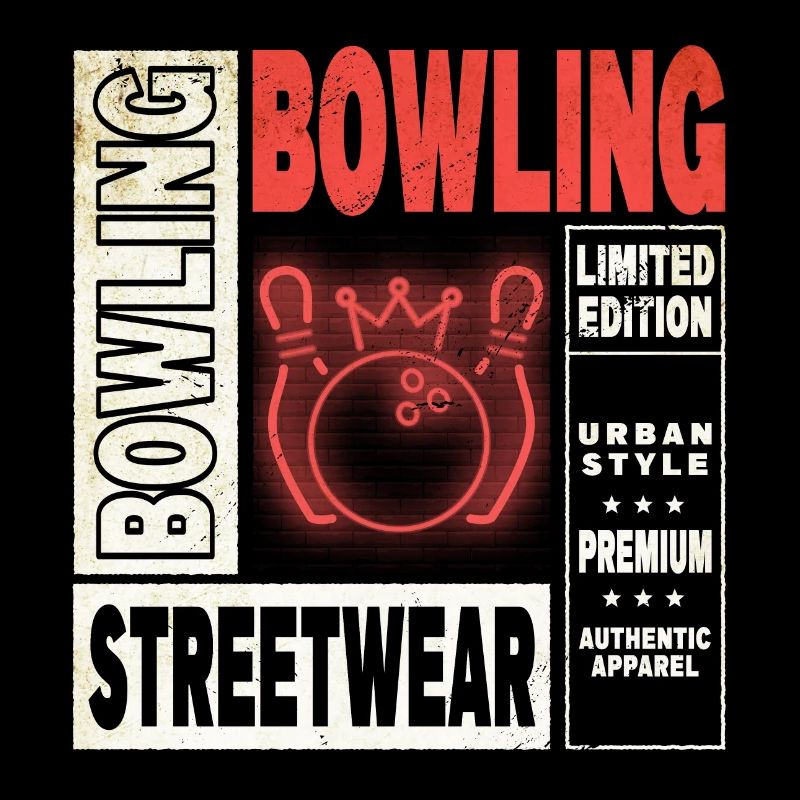 Bowling Bowling Bowling Ball Quilles Joueurs de bowling