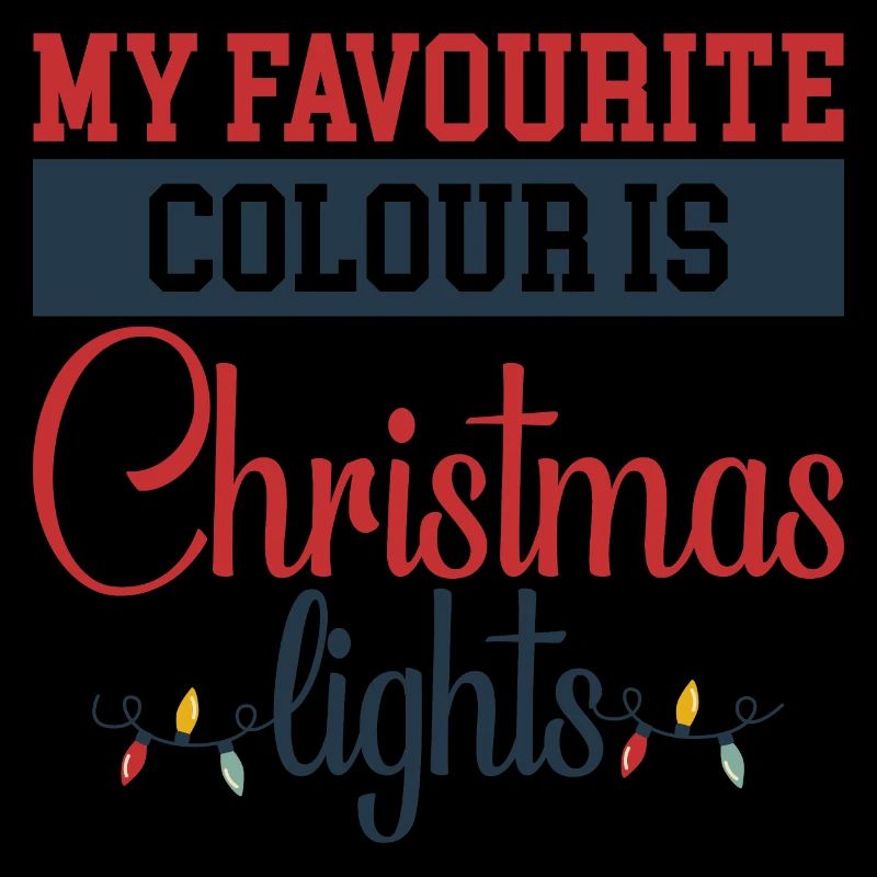 Weihnachtsdesign mit Lichtern