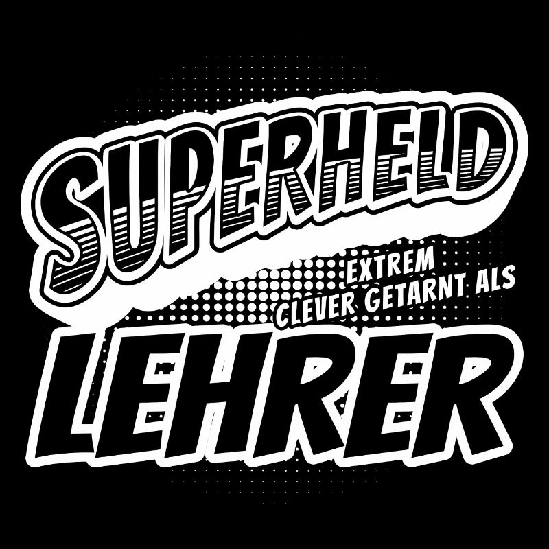 Superheld, clever getarnt als Lehrer