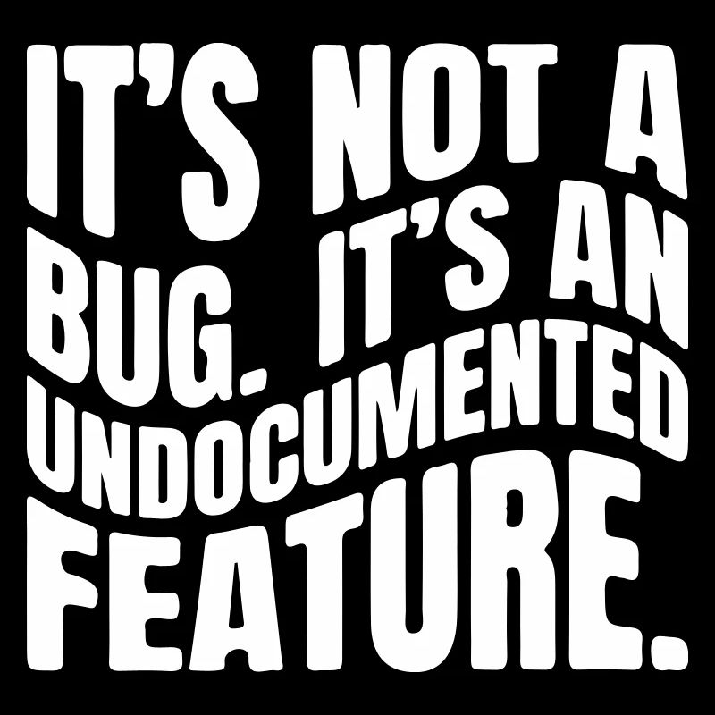 It´s not a bug. It´s an undocumented feature.