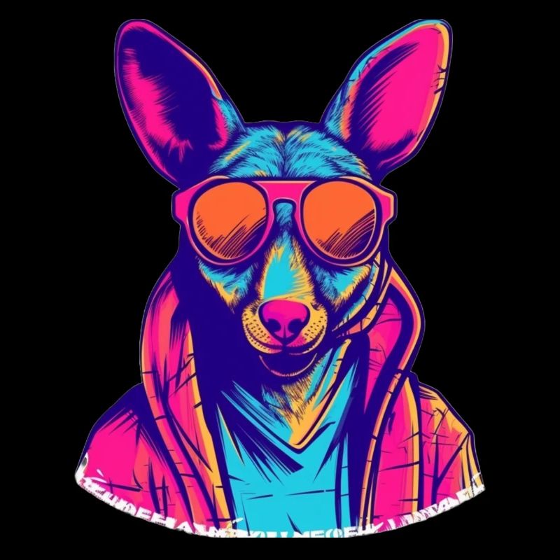 Nebula Hund mit Sonnenbrille