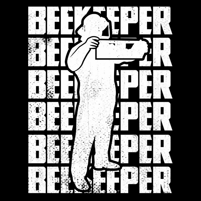 Funny beekeeper