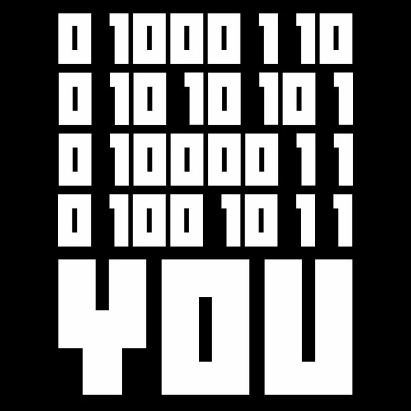Binärcode F**k YOU – Geek Code & Nerd Humo
