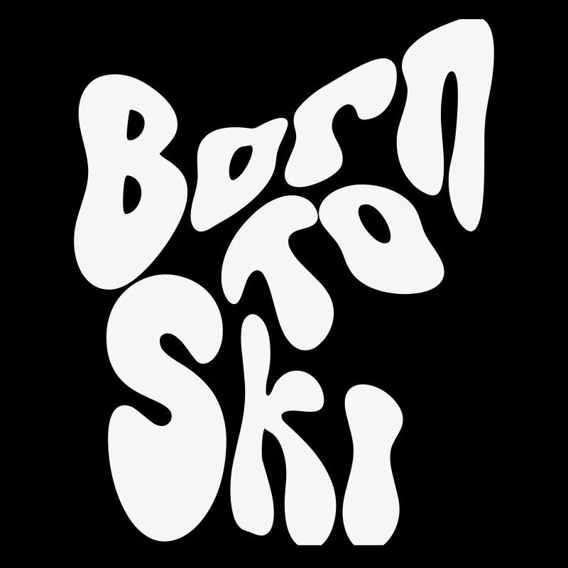Born to Ski - Winter Design