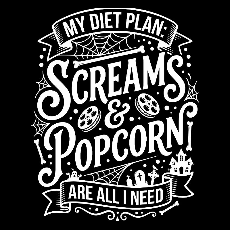 Cris & Popcorn Halloween Design