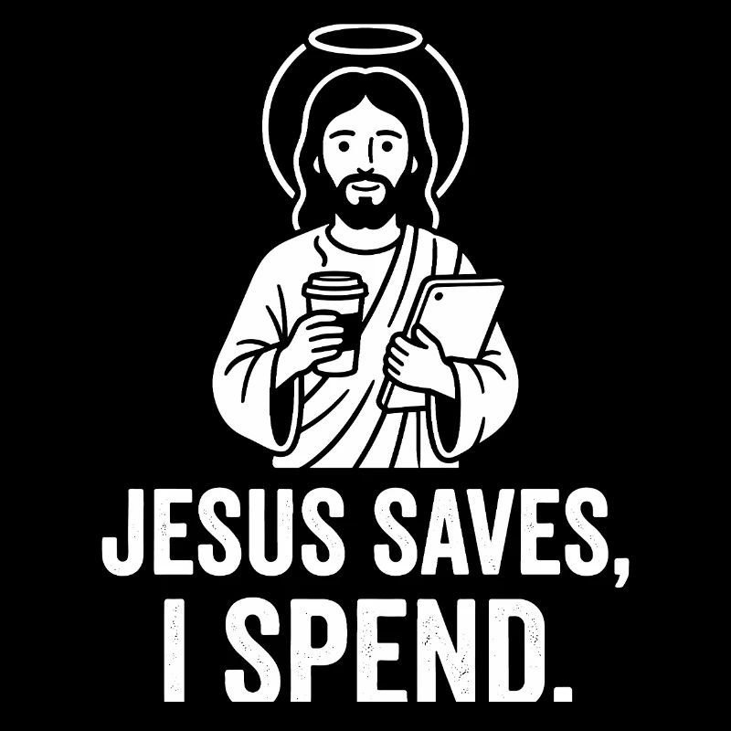Jesus saves, I spend