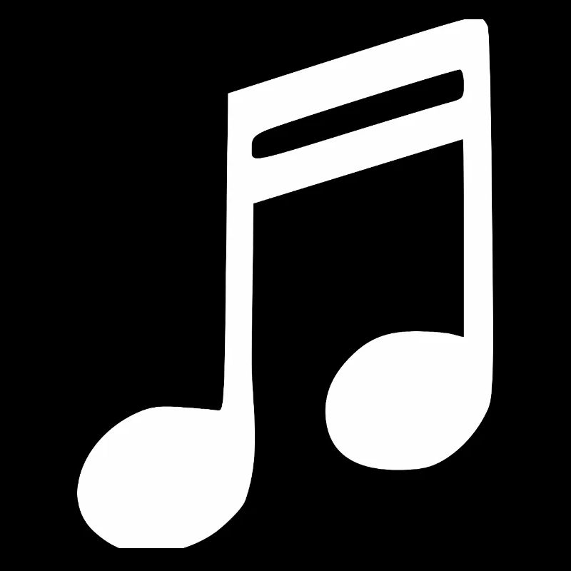 Note de musique Note de musique Blanche