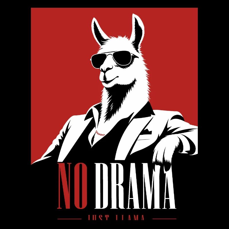 Pas de drame, juste Lama rétro Lama