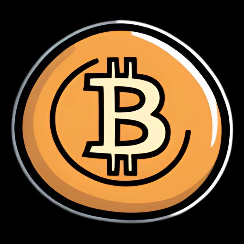 Bitcoin Münzkunst Emblem