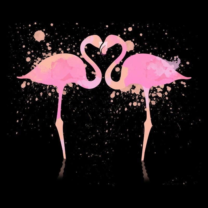 Flamingos Herz