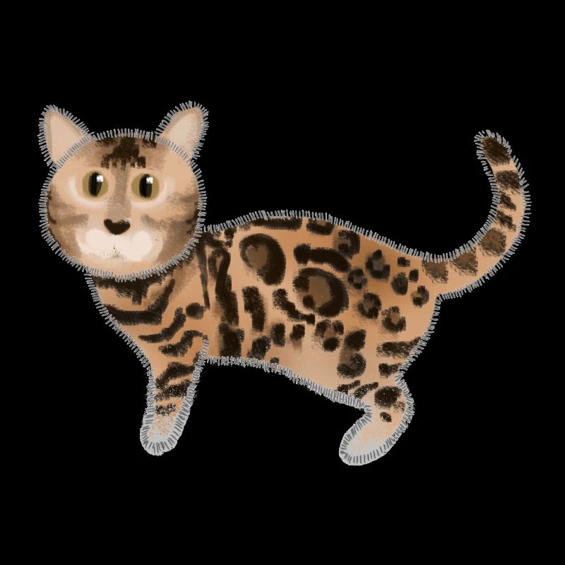 Idée de chat du Bengale