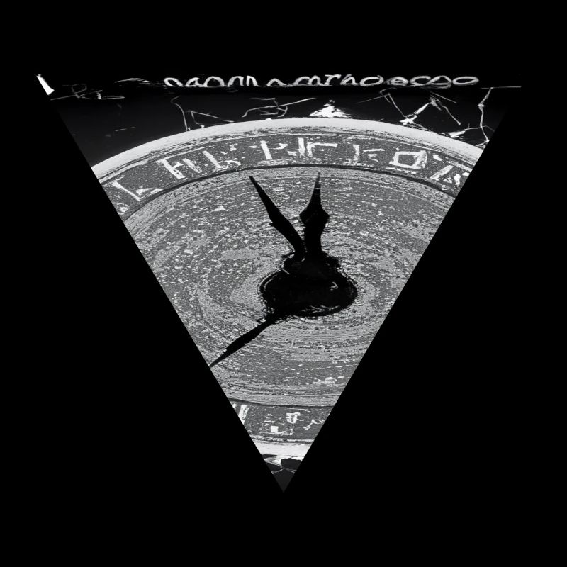 Black and Grey Clock Design