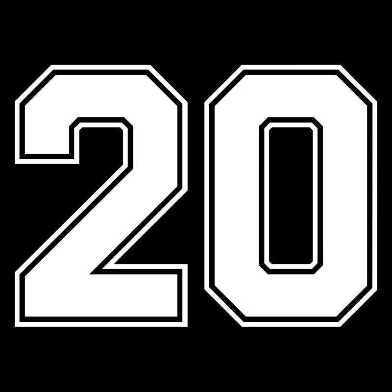 Maillot à 20 chiffres