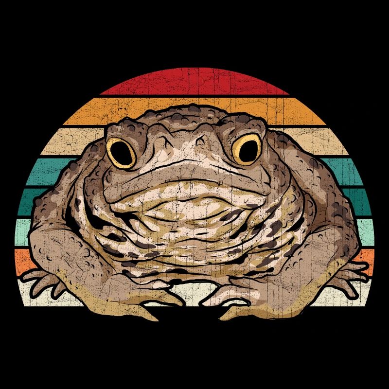 Crapaud rétro