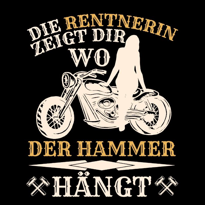 Rentnerin Motorrad