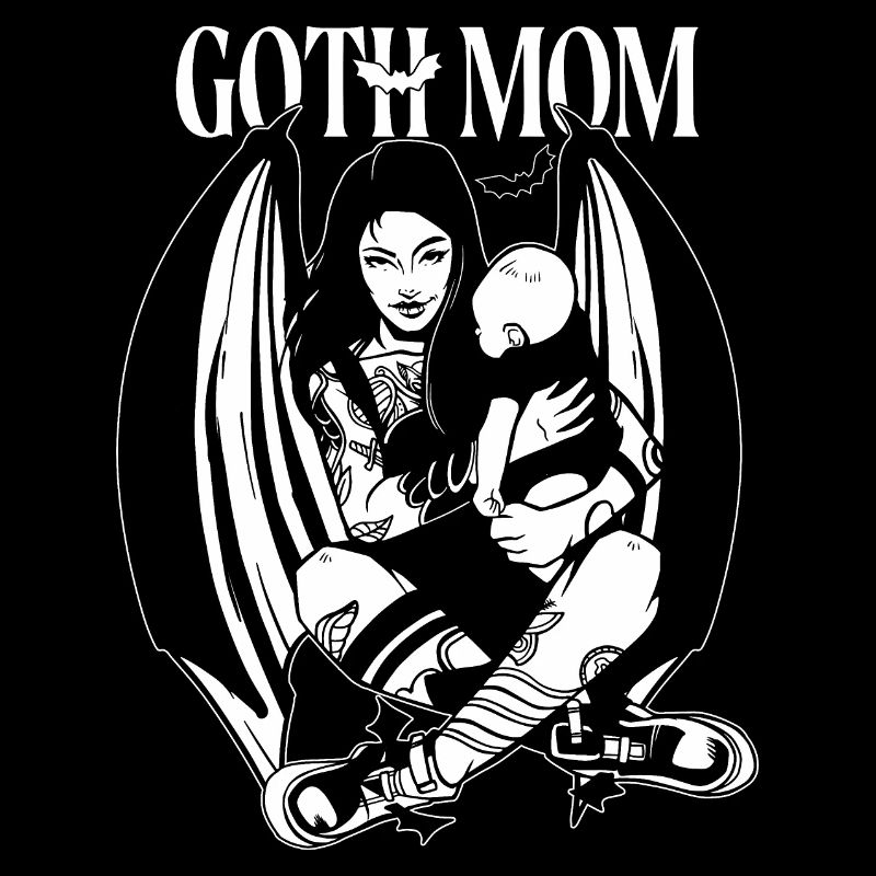 GOTH MOM GOTHIC MAMA EMO MUTTI