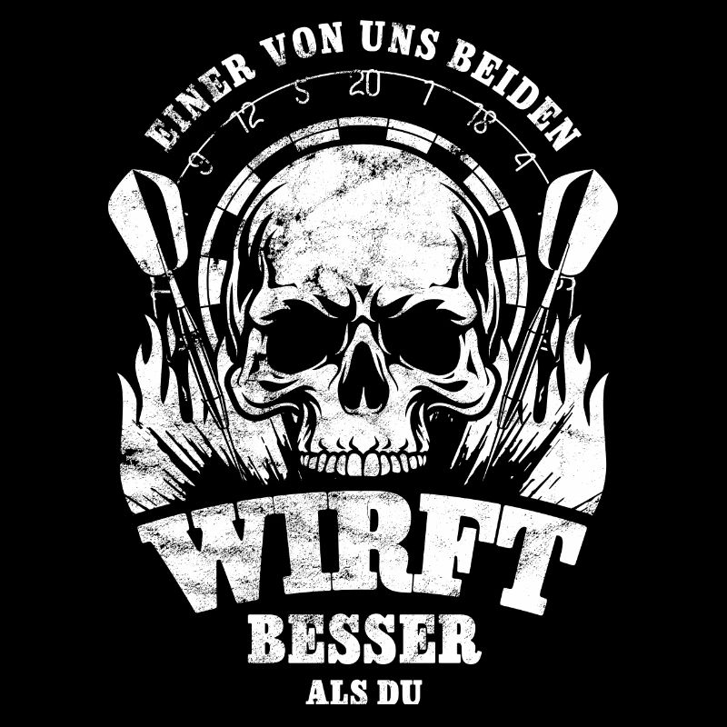 Dart Skull - Einer von uns beiden wirft besser