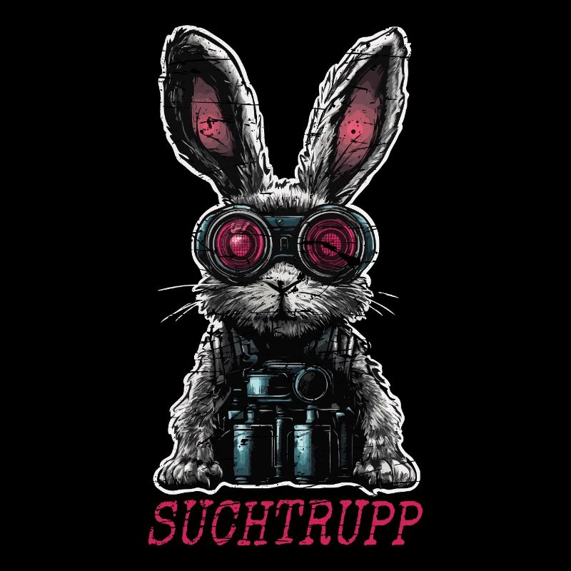 Fête de recherche de Pâques Lapin de Pâques cool