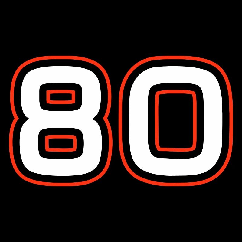 80 number symbol