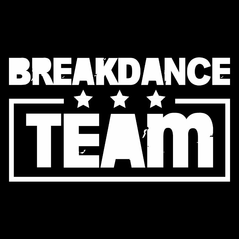 Breakdance Team Mannschaft Bunt