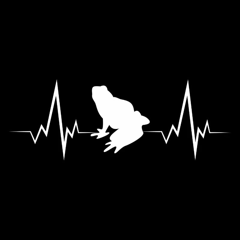 Frog Heartbeat Design for Frog & Toad Fans